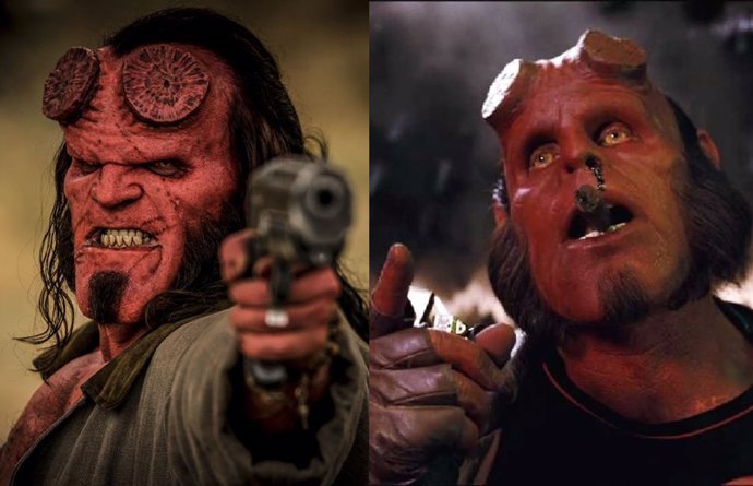 Las dos versiones cinematográficas de Hellboy