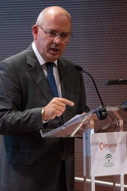 El presidente de las Cámaras de Comercio de Andalucía, Javier Sánchez Rojas