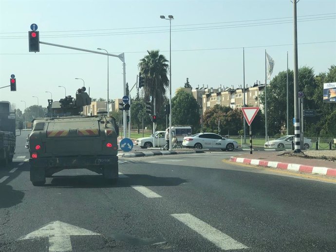 Vehículo militar israelí