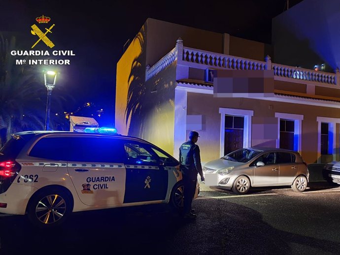 Agenda de la Guardia Civil durante una actuación en Valsequillo (Gran Canaria)