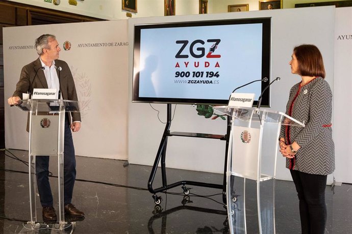 Presentación de la campaña 'ZGZAyuda'