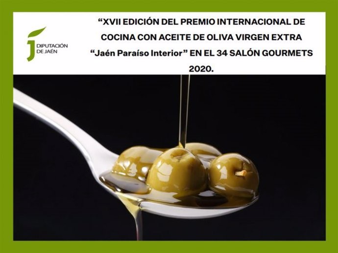 Cartel del XVII Premio Internacional de Cocina 'Jaén Paraíso Interior'