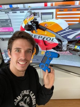 El piloto de MotoGP lex Márquez (Repsol Honda) en el primer Gran Premio de eSports