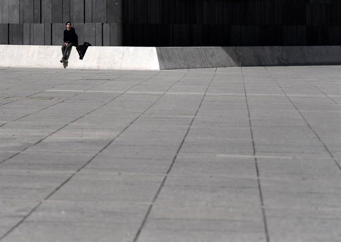 Museumsquartier de Viena vacío por la pandemia de coronavirus