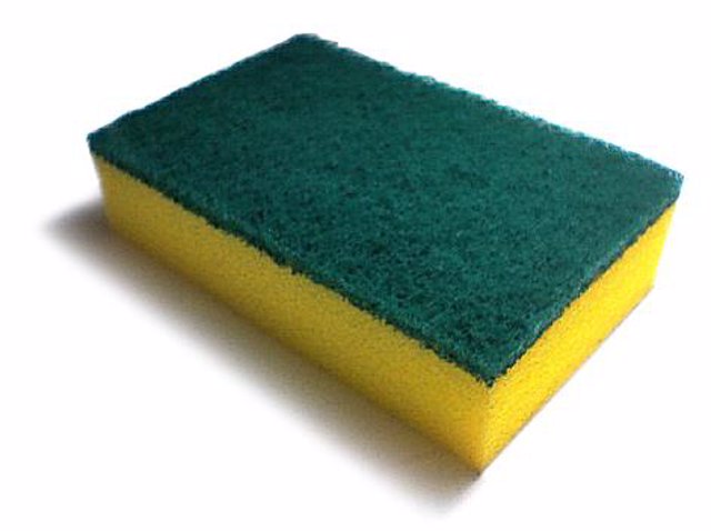 Esponja hecha de poliuretano flexible