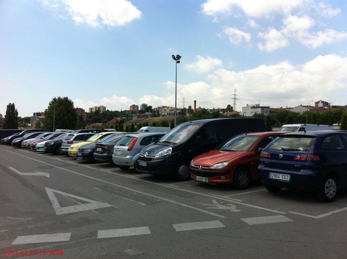 Imatge d'arxiu d'un aparcament municipal