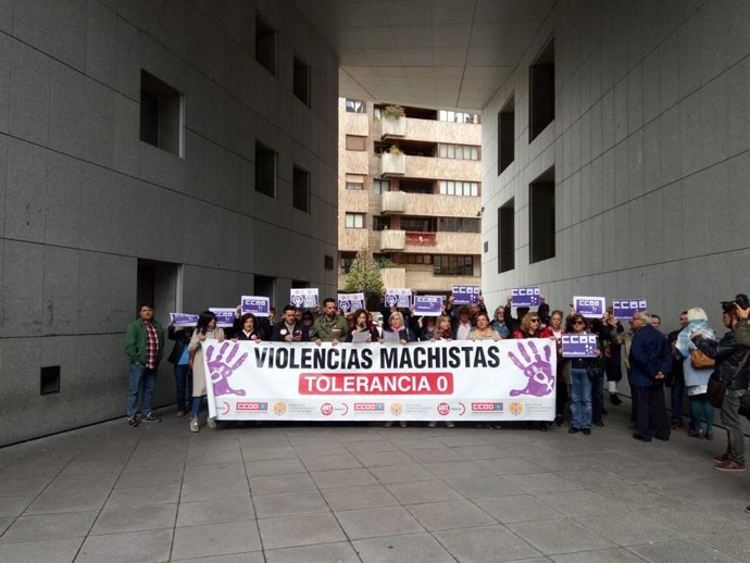 Concentración contra la violencia de género