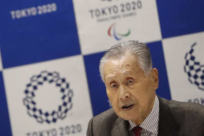 Yoshiro Mori, presidente Tokyo 2020, durante la reunión del Comité Ejecutivo del organismo