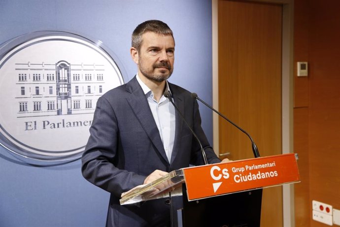 El portavoz del grupo parlamentario de Cs Baleares, Marc Pérez-Ribas.