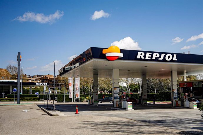 Gasolinera de Repsol ubicada en Madrid