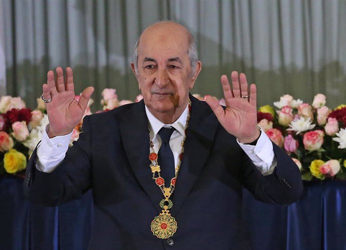 El presidente de Argelia, Abdelmayid Tebune