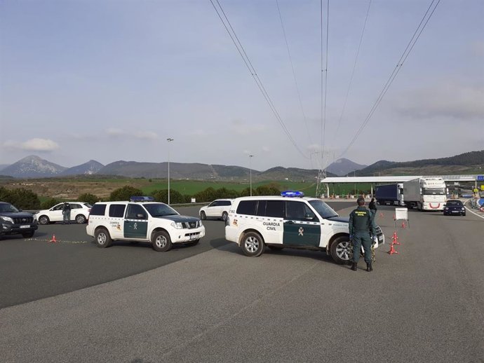 Control de la Guardia Civil.