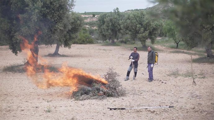 Comienza el periodo de quemas agrícolas controladas en Aragón