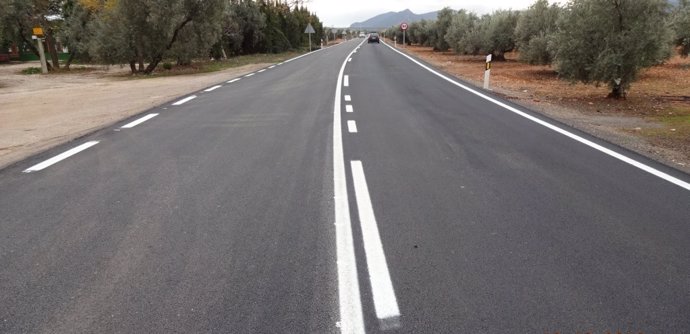 Una carretera de la provincia de Córdoba en la que ha actuado anteriormente la Junta de Andalucía