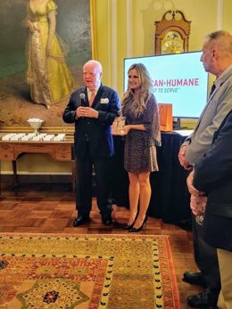 El presidente de la Compañía Loro Parque recibe el premio Champion of Conservation