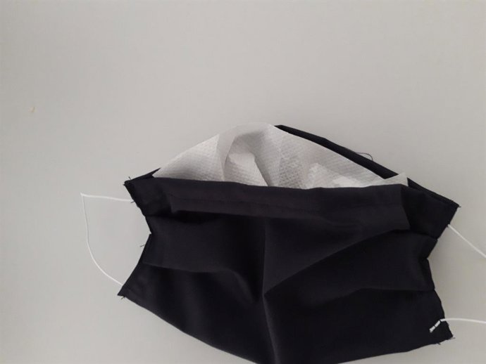 Mascarilla confeccionada por las presas de la cárcel de Estremera