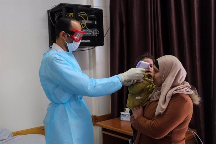Medidas de control del coronavirus en Gaza