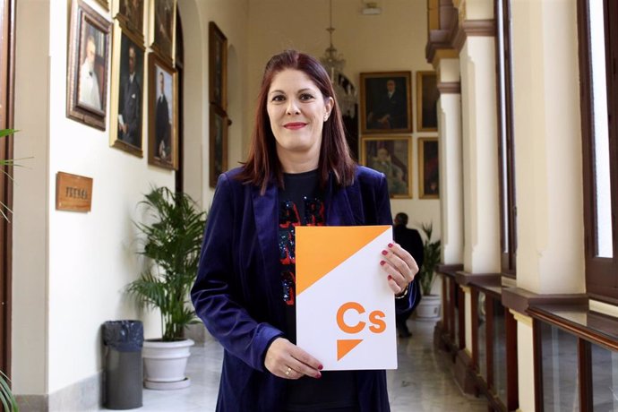 La portavoz de Cs en el Ayuntamiento de Málaga, Noelia Losada, en una imagen de archivo 