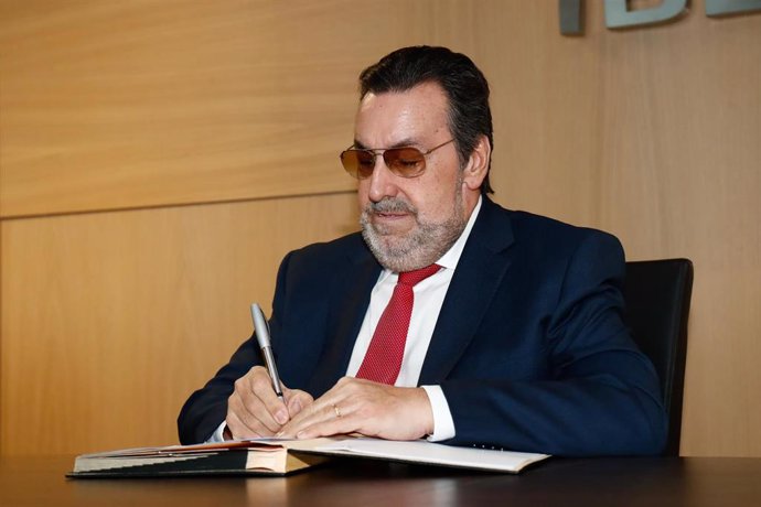 El presidente del Comité Paralímpico Español (CPE), Miguel Carballeda