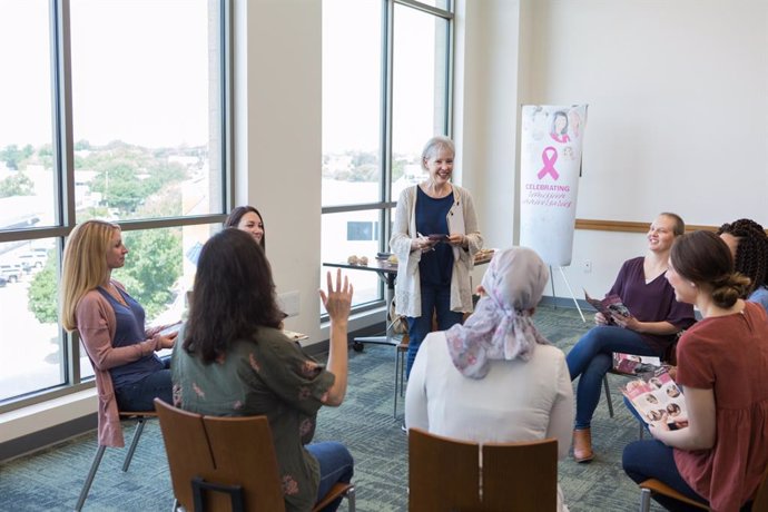 Grupo de apoyo en cáncer de mama.