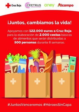 COMUNICADO: Las empresas de Auchan donan 122.000 euros a Cruz Roja para la compr