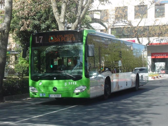 El transporte urbano de Cáceres concluye su servicio a las 21,00 horas los días de Nochebuena y Nochevieja