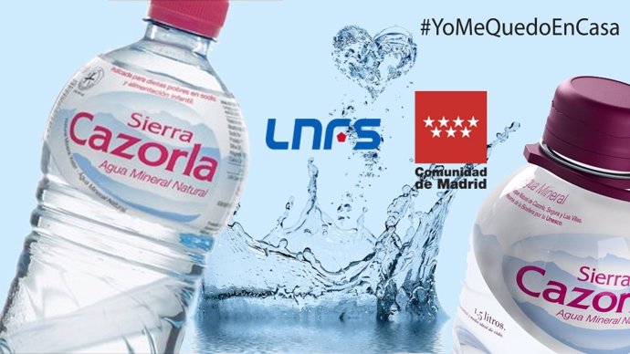 Sierra de Cazorla ha donado 216.500 litros de agua a los hospitales de la Comunidad de Madrid