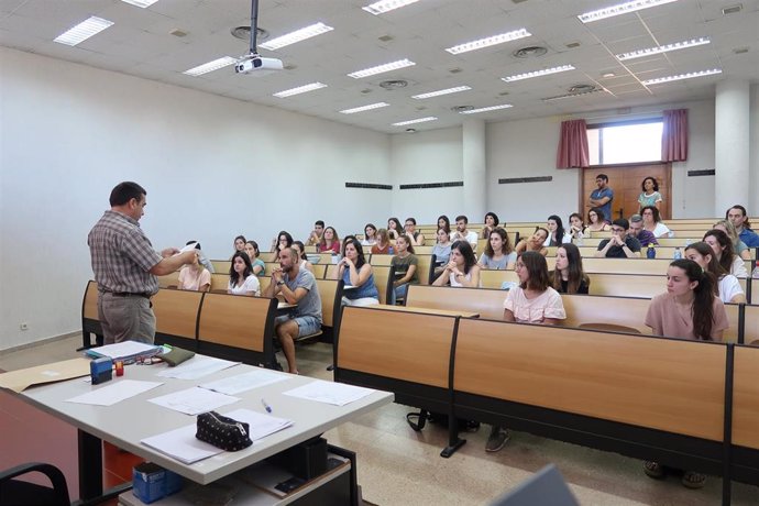 Examen de oposiciones docentes en Palma de Mallorca el año pasado.