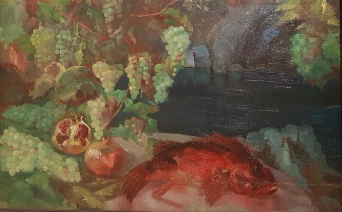 Pintura 'Natura morta' de la pintora y escultora Clotilde Pascual.