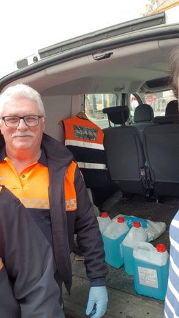 Reparto en Hornachuelos del material adquirido