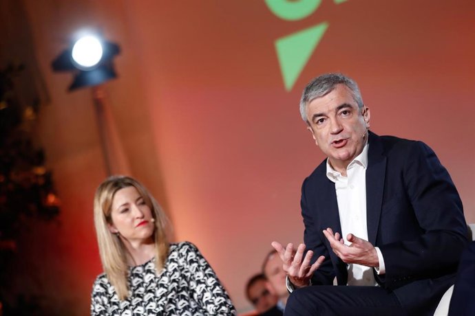 La diputada de Ciudadanos en el Congreso María Muñoz y el líder de Cs en el Parlamento Europeo, Luis Garicano.