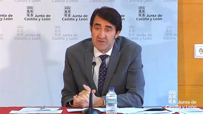 Captura de la comparecencia de Suárez-Quiñones en la rueda de prensa sobre Coronavirus.