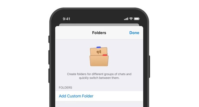 carpetas para archivar conversaciones 