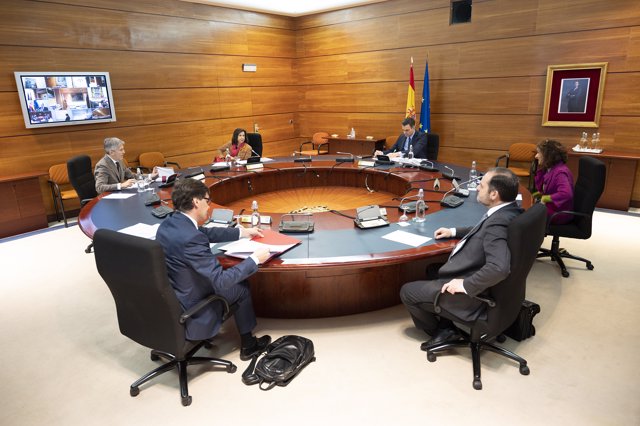 Reunión del Consejo de Ministros celebrada en La Moncloa