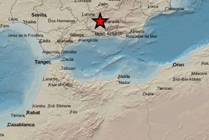 Terremoto de magnitud 2,6 registrado en Atarfe