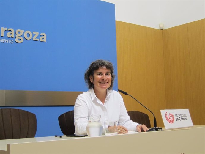 La concejal de ZeC en el Ayuntamiento de Zaragoza, Luisa Broto