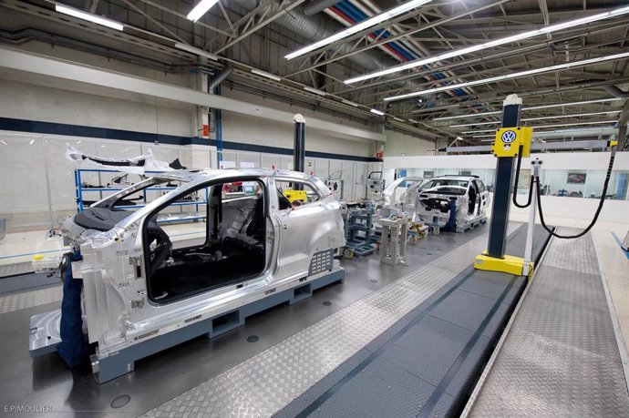 Fabricación del Polo en la fábrica de Volkswagen Navarra.