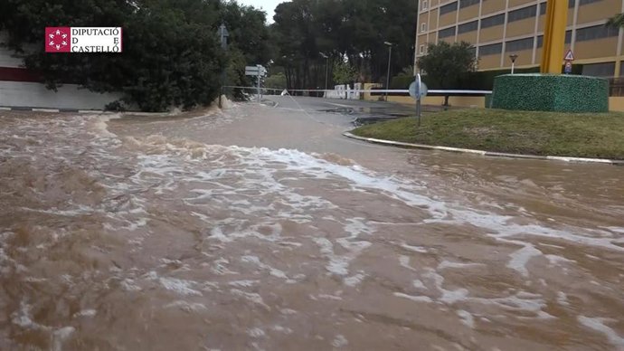 Inundación en Oropesa del Mar del 31 de marzo de 2020