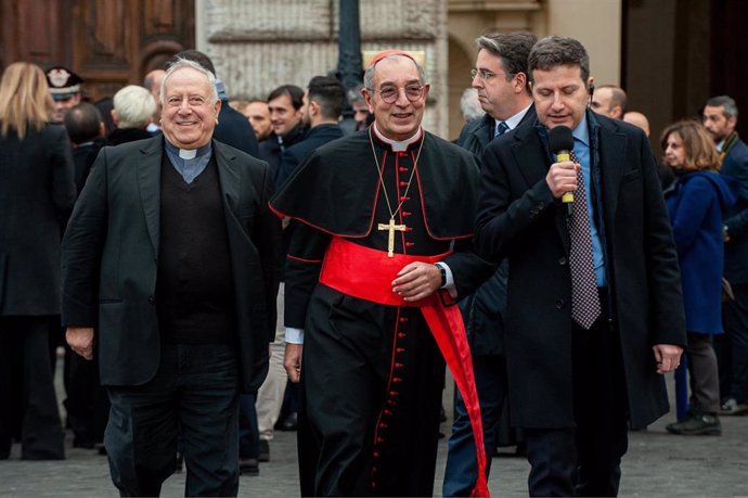 El vicario de Roma, el cardenal Angelo De Donatis, el pasado mes de diciembre