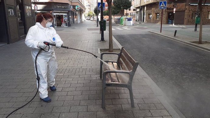 Limpieza viaria en las calles de Albacete