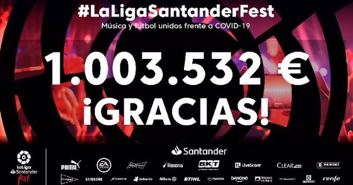 Fútbol.- LaLigaSantander Fest recauda un millón y donará 1,4 millones de mascari
