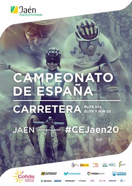 Cartel del Campeonato de España de Ciclismo en Carretera 2020