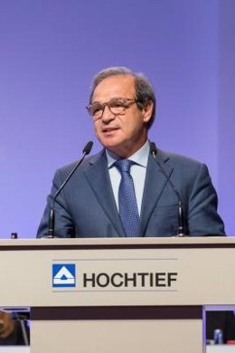 Marcelino Fernández Verdes ante una  junta de Hochtief (ACS), primer accionista de Cimic