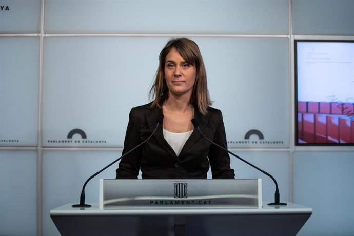 La presidenta de los comuns en el Parlament, Jéssica Albiach.