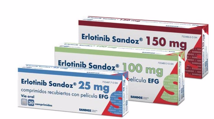 El genérico Erlotinib Sandoz para cáncer de pulmón no microcítico