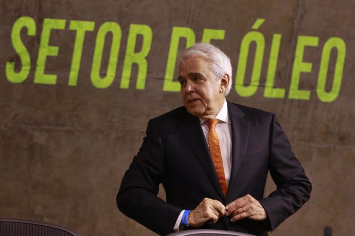 El consejero delegado de Petrobras, Roberto Castello Branco, durante un seminario económico en la fundación Getulio Vargas