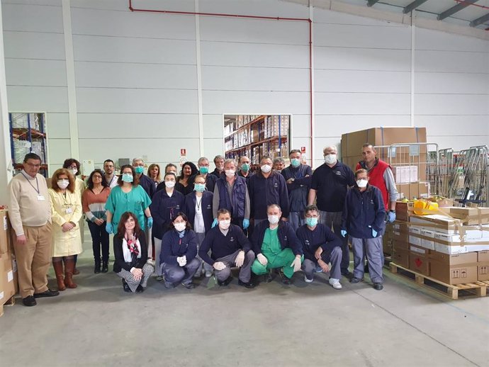 Equipo de profesionales que trabaja en la Plataforma Sanitaria de Córdoba