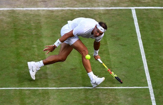 Rafa Nadal en Wimbledon 2019