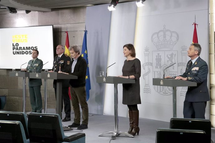 Rueda de prensa convocada para informar de las últimas novedades sobre la situación del Covid-19 en España, en Madrid (España), a 27 de marzo de 2020.