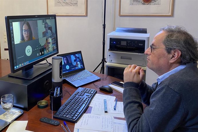 AV.- Coronavirus.- Torra achaca al Gobierno la falta de material: "No podemos es